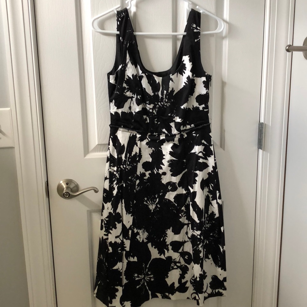 Black and White Ann Taylor Dress